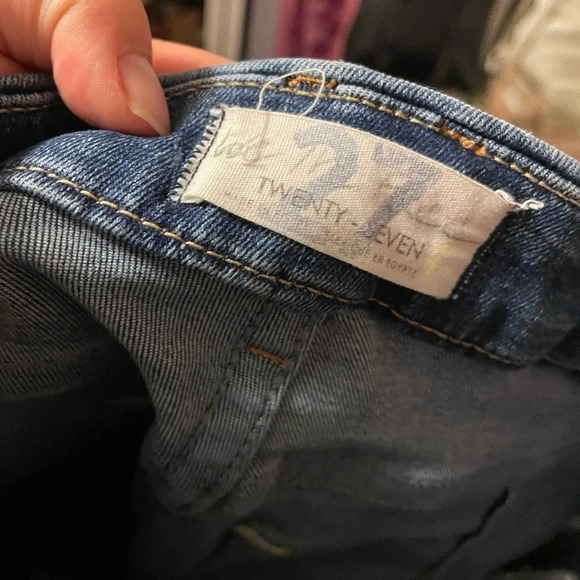 FREE PEOPLE MEDIUM WASH SKINNY JEANS - Picture 4 of 4